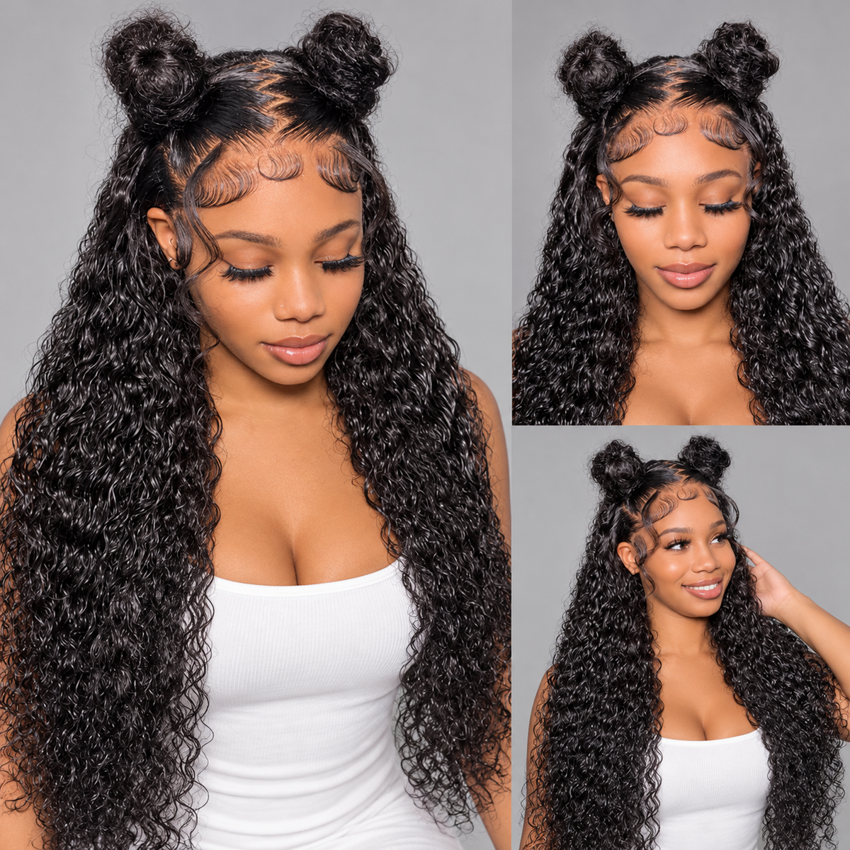 Beluck Deep Wave Human Hair Wig 13x4 HD Lace Front Pre Plucked 220% Density