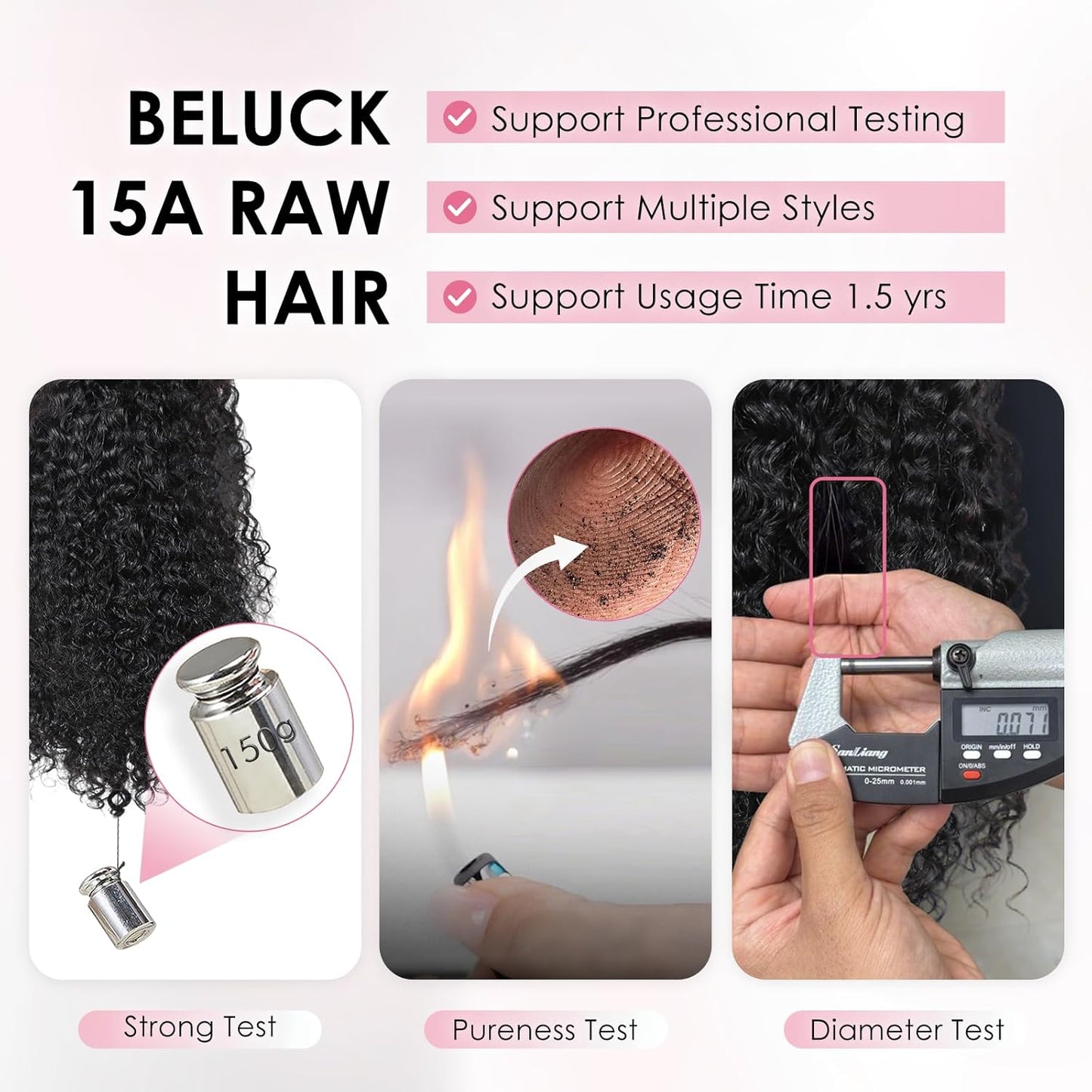 Beluck Deep Wave Curly 360 Lace Front Glueless Wigs