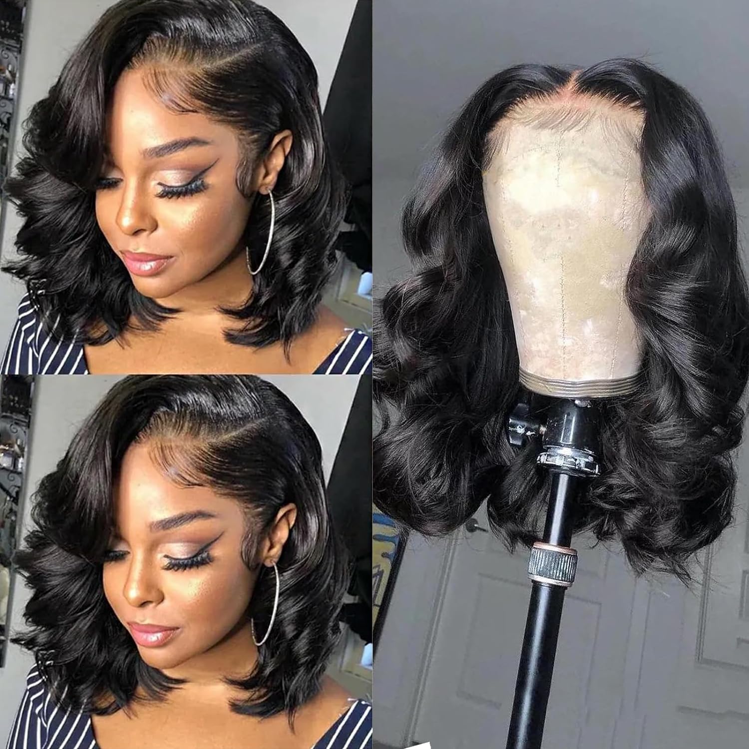 Body Wave Bob Wigs Human Hair