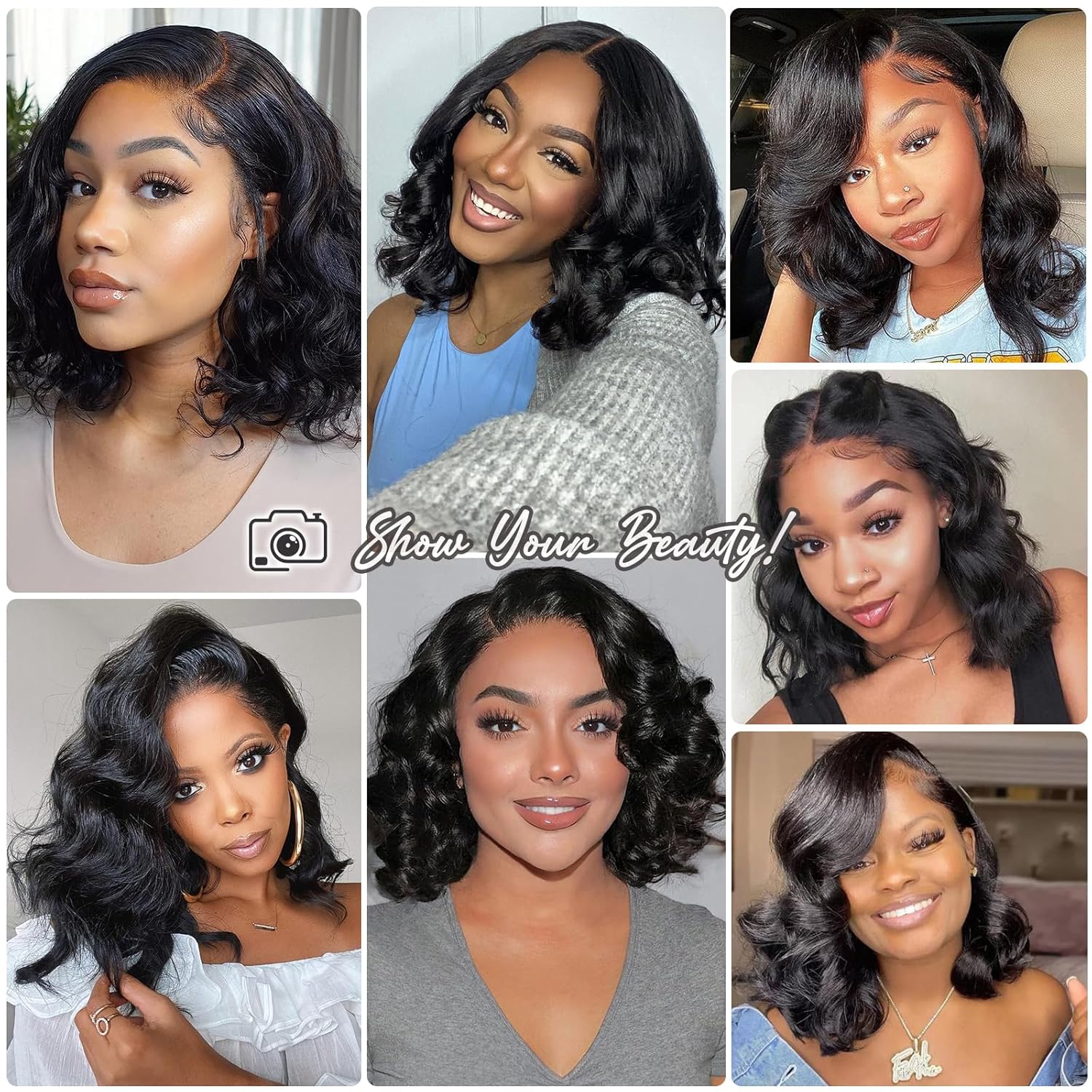 Body Wave Bob Wigs Human Hair