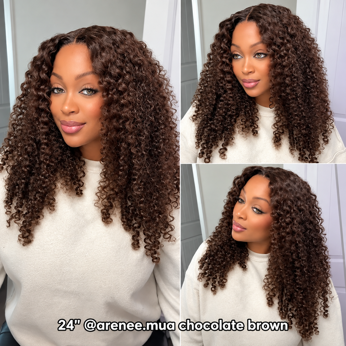 13x6 Burmese Curly Pre-Cut Lace Glueless Human Hair Wig With Drawstring