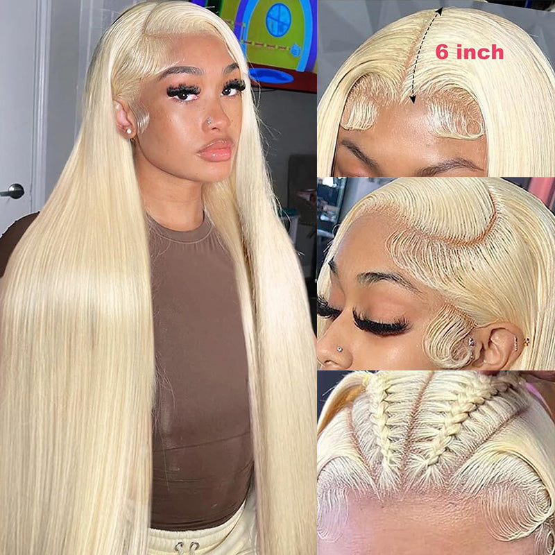 613 HD Straight Lace Frontal wigs