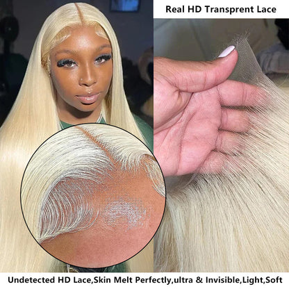 613 HD Straight Lace Frontal wigs