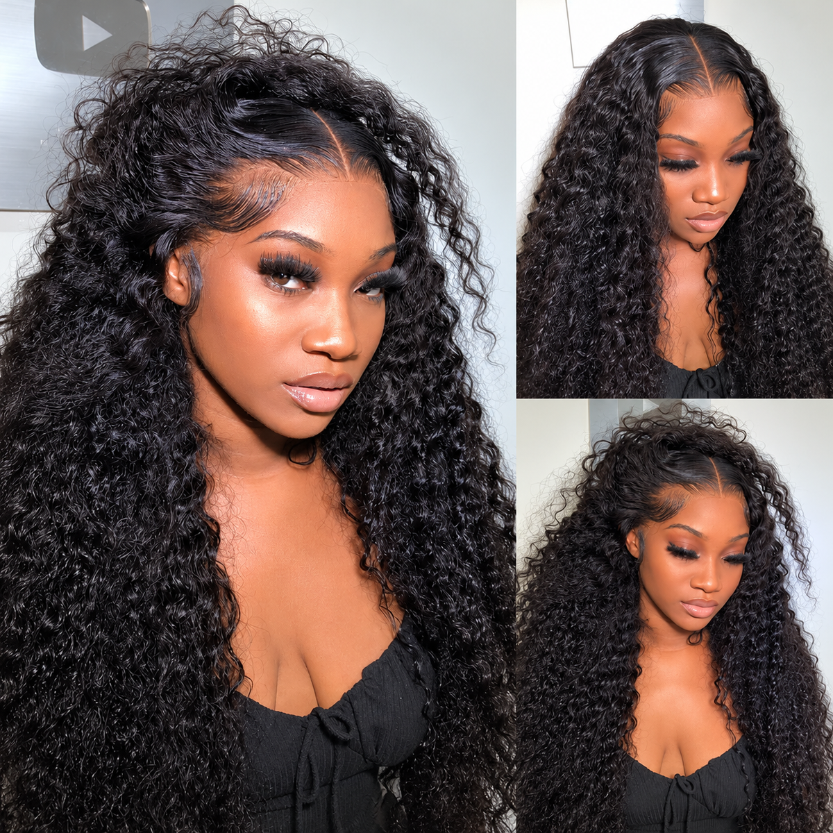 Beluck Deep Wave Human Hair Wig 13x4 HD Lace Front Pre Plucked 220% Density