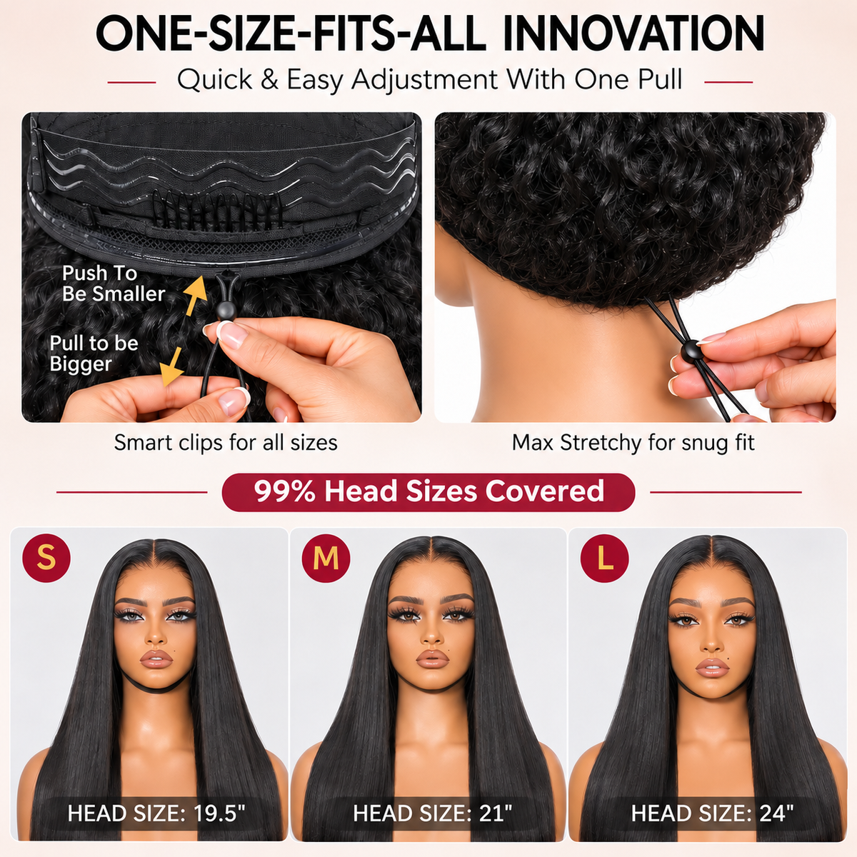 Beluck 6x6 Beach Curly Lace Closure Defined Curls Human Hair Wig Natural Volume Effortless Style