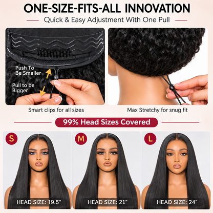 Beluck 6x6 Glueless HD Lace Closure P4/27 Honey Blonde Body Wave Ready to Wear Human Hair Wig