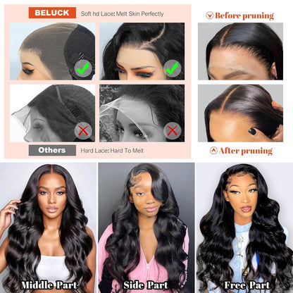 Body Wave Hd Lace Front Wigs