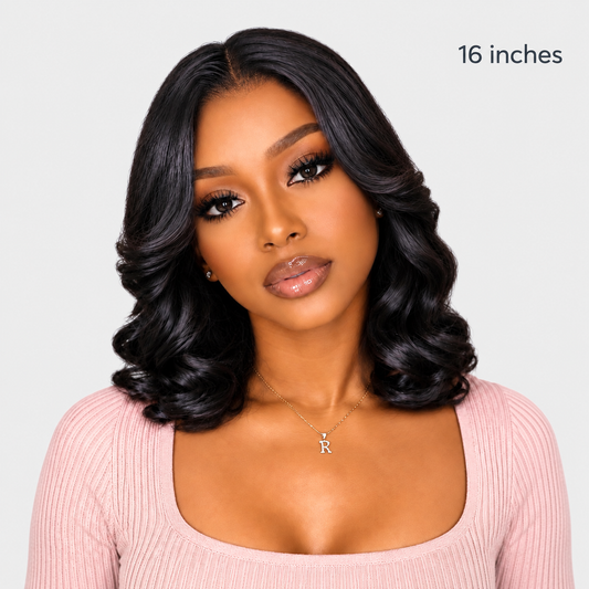 Shoulder Length Face-Framing Glueless Human Hair Wig | Wear & Go | Beluck