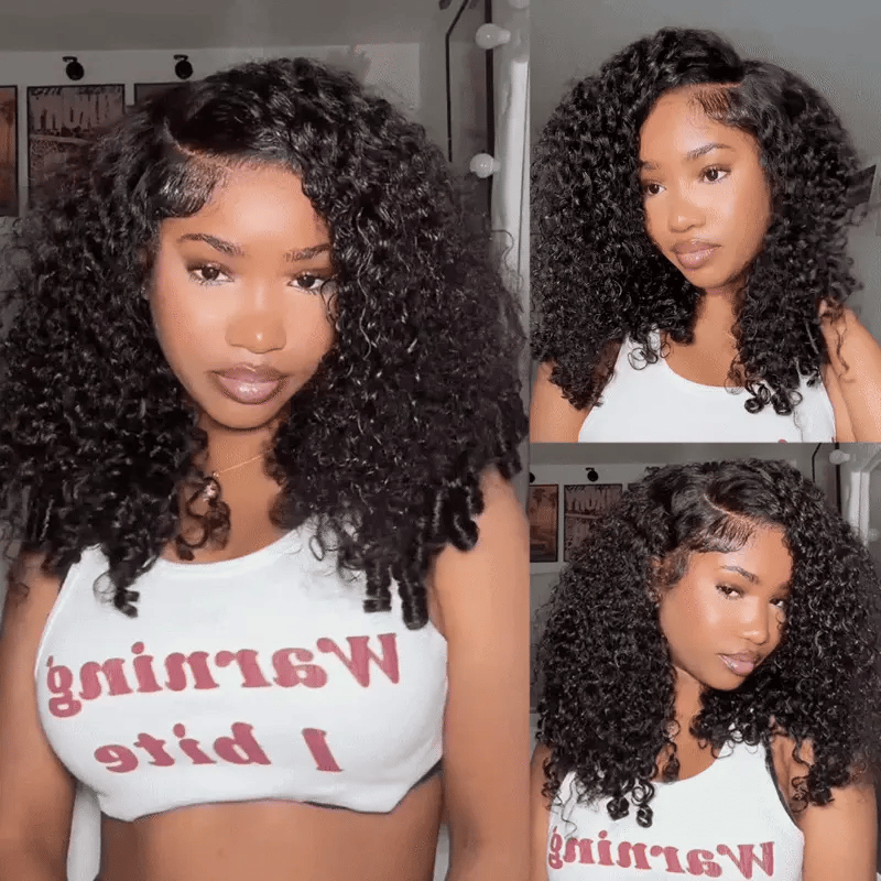 Beluck 6x6 Lace Closure Burmese Curly Full Volume Defined Bouncy Curls Human Hair Wig