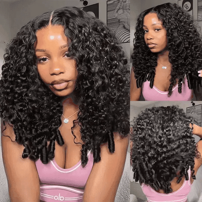 Beluck 6x6 Lace Closure Burmese Curly Full Volume Defined Bouncy Curls Human Hair Wig