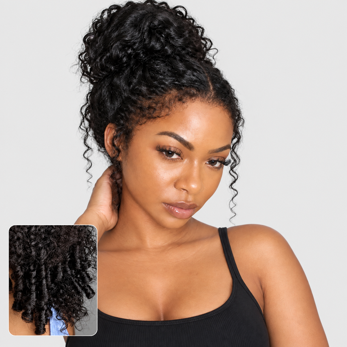 Burmese Curly 4C Edges Invisi Strap Snug Fit 360 Skin Lace Glueless Human Hair Wig