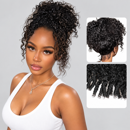 Burmese Curly Invisi Strap Snug Fit 360 Transparent Lace Frontal Wig | Pre-Cut Lace & Bleached Knots