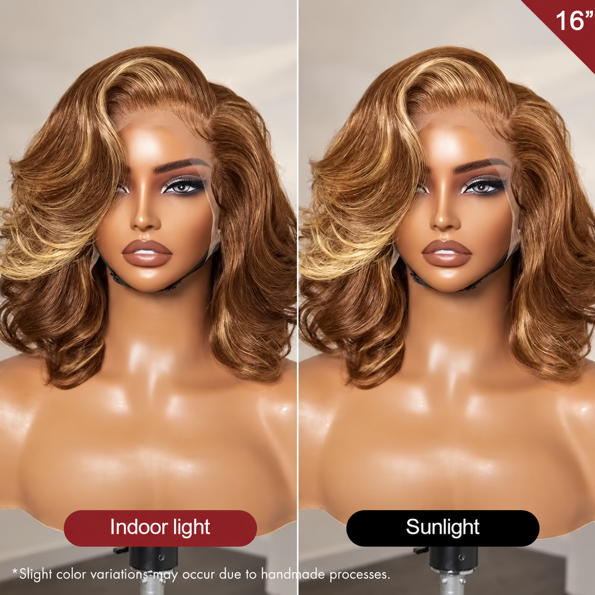 Beluck 1B/30 Loose Body Wave Bob Snug Fit 6x6 Lace Closure Glueless 100% Human Hair Wig