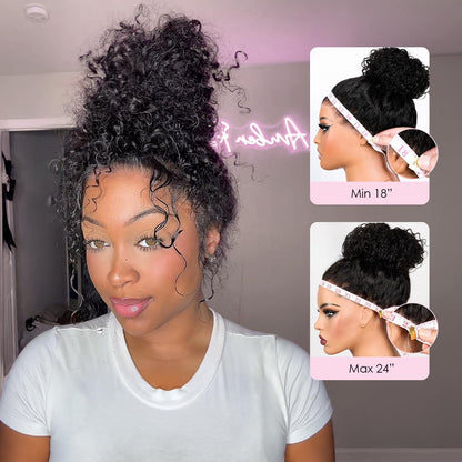 Deep Wave Invisi Strap Snug Fit 360 Transparent Lace Frontal Wig | Pre Cut Lace & Bleached Knots