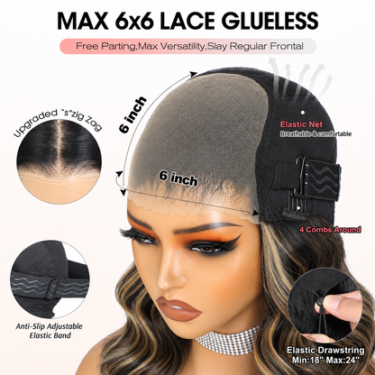 beluck-pre-cut-lace-highlight-bob-wig