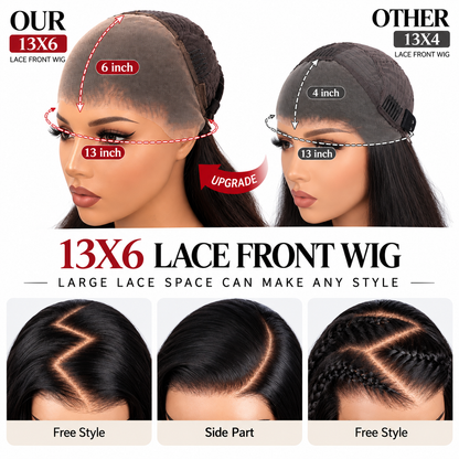 13x6 Burmese Curly Pre-Cut Lace Glueless Human Hair Wig With Drawstring